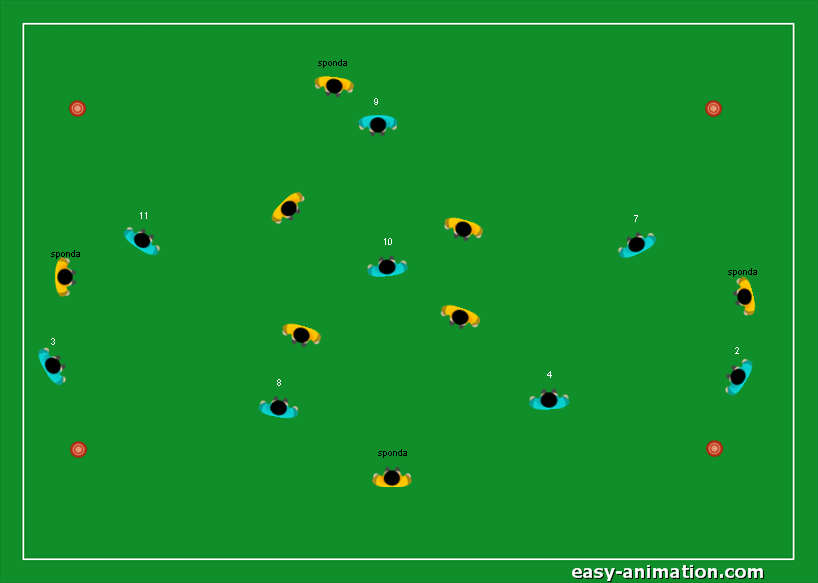 Gioco di posizione 8v44 e Lavoro a pressione