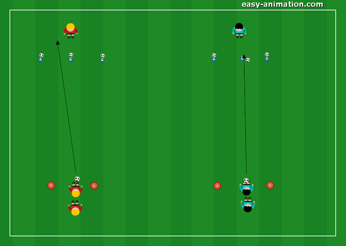 Scuola Calcio Divertimento Imparando il Passaggio(2)